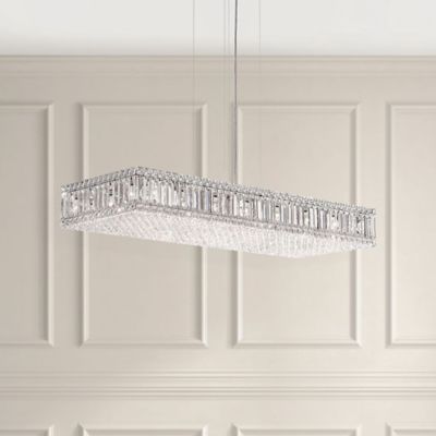 Quantum Box Rectangle Suspension by Schonbek Lighting - Starlight Lighting USA and Canada